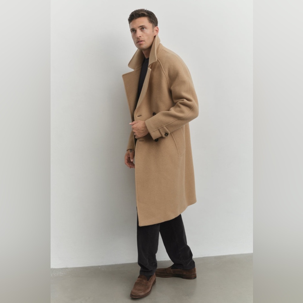 AYR The Big Win double breasted wool coat NWOT - Picture 5 of 10